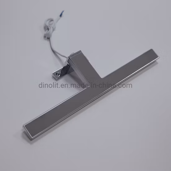 Minamulist design cromado 220 v-240 v aço inoxidável + acrílico 7 w à prova dwaterproof água banheiro led iluminação espelho para móveis de banho/armário/moldura de espelho/vaidade ce ip44