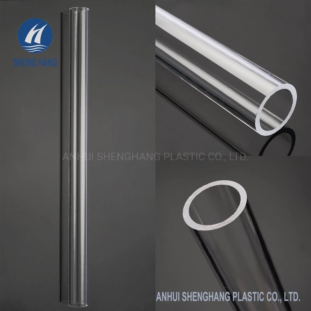 Transparent Plexiglass Acrylic Pipe Cylinder Cast and Extruded Acrylic Tube