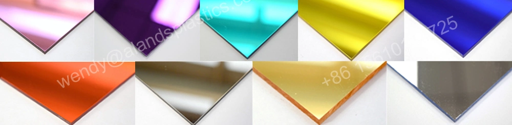 Wholesale Acrylic Mirror 1220*2440mm Colour Mirror Acrylic Plexiglass 2mm Acrylic Mirror Sheet