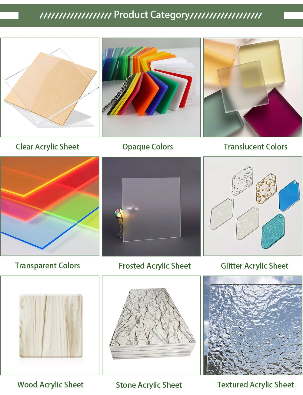 UV Printing Transparent Clear Plexiglass Acrylic Sheets